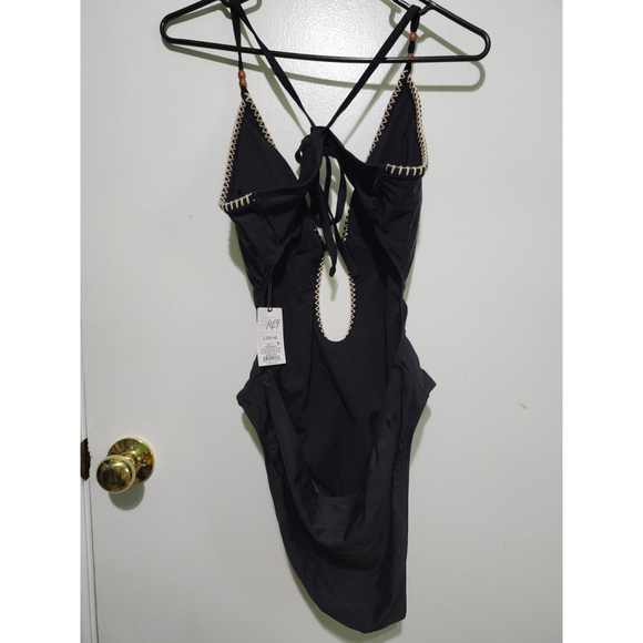Women's Shade & Shore Swimsuit Size L Black - Picture 7 of 7